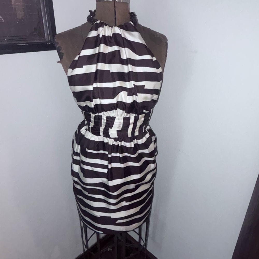 Milly of NY Silk Striped Dress